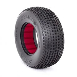 Coupon 🛒 AKA PRODUCTS, INC. 1/10 Enduro 3 SC Wide SS Tire w/ Red Insert (2) 🎉