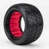 Brand new ✔️ AKA PRODUCTS, INC. 1/10 Crosslink Rear 2.2 Tires, Soft Long Wear with Red Inserts (2): Buggy 🎉