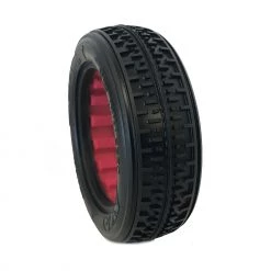 Best Pirce 🔥 AKA PRODUCTS, INC. 1/10 Rebar Front 2WD Tires, Soft with Red Inserts (2): Buggy 🧨