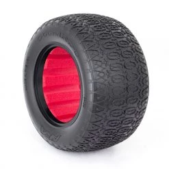 Best Pirce 🎁 AKA PRODUCTS, INC. 1/10 Chain Link Tires, Super Soft Long Wear, Red Inserts (2): Stadium Truck 🎉