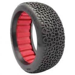 Flash Sale 👍 AKA PRODUCTS, INC. 1/8 Scribble Super Soft Tires, Red Inserts (2): Buggy 🔥