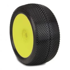 Cheapest 🤩 AKA PRODUCTS, INC. 1/8 EVO Gridiron Soft Long Wear Pre-Mounted Tires, Yellow Wheels (2): Truggy 😀