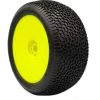 Coupon 🥰 AKA PRODUCTS, INC. 1/8 EVO Scribble Super Soft Pre-Mounted Tires, Yellow Wheels (2): Truggy 😀