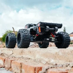 Brand new 👍 ARRMA 1/5 OUTCAST 4WD EXtreme Bash Roller Stunt Truck, Black 🌟 -Cheap RC Cars And Trucks Store ARA5210 A02 S3A9YYI7