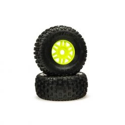 Top 10 💯 ARRMA 1/8 dBoots Fortress Front/Rear 2.4/3.3 Pre-Mounted Tires, 17mm Hex, Green (2) ❤️