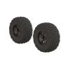 Promo ✔️ ARRMA Dboots 'Fortress SC' Tire Set Glued Gun Metal (2) 🧨