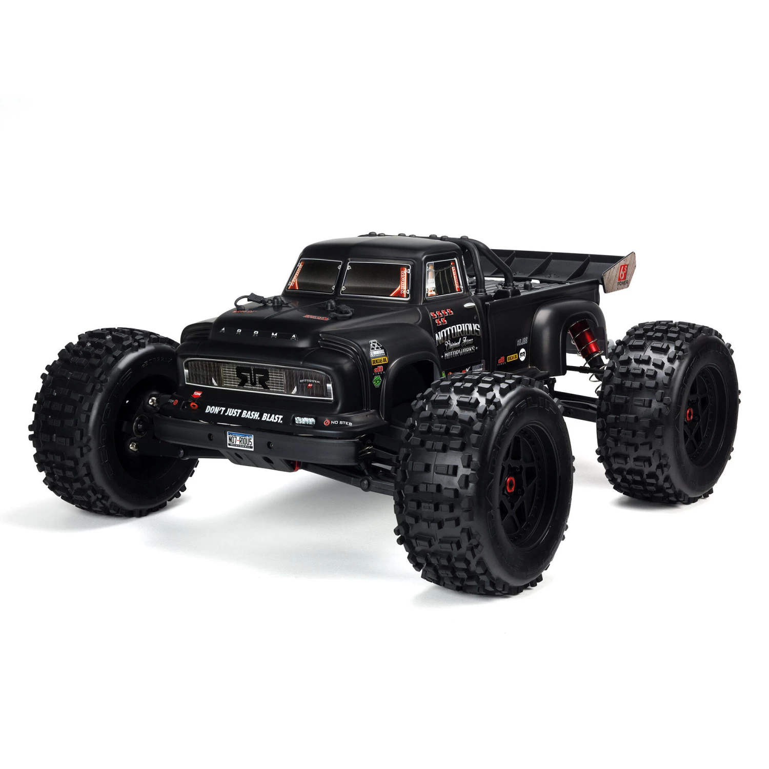 Flash Sale โ๏ธ ARRMA 1/8 NOTORIOUS 6S V5 4WD BLX Stunt Truck with Spektrum Firma RTR, Black ๐ 1 Flash Sale โ๏ธ ARRMA 1/8 NOTORIOUS 6S V5 4WD BLX Stunt Truck with Spektrum Firma RTR, Black ๐