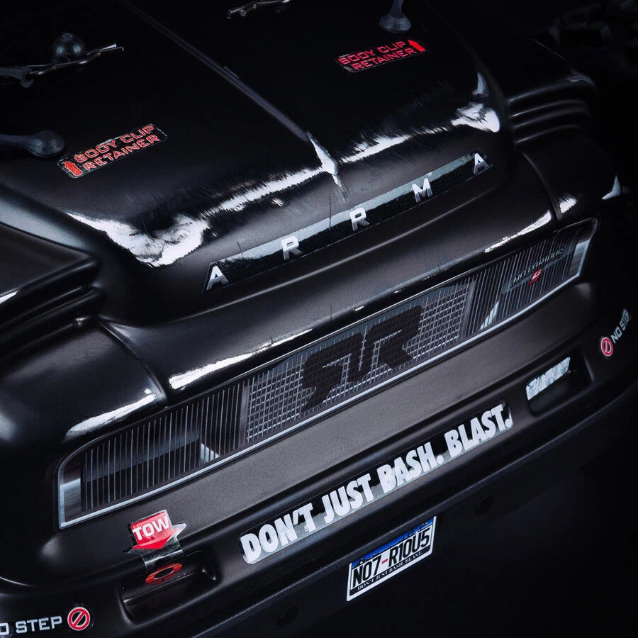 Flash Sale โ๏ธ ARRMA 1/8 NOTORIOUS 6S V5 4WD BLX Stunt Truck with Spektrum Firma RTR, Black ๐ 11 Flash Sale โ๏ธ ARRMA 1/8 NOTORIOUS 6S V5 4WD BLX Stunt Truck with Spektrum Firma RTR, Black ๐ - Image 11