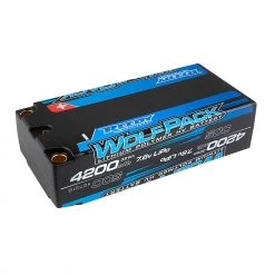 Coupon 🎉 Team Associated 7.6V 4200mAh 2S 50C Wolfpack Shorty HV-LiPo Battery: Tubes, 5mm 🌟