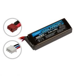 Brand new 🔔 Team Associated 7.4V 1600mAh 2S 30C Reedy Wolfpack LiPo Battery: T-Plug ⌛