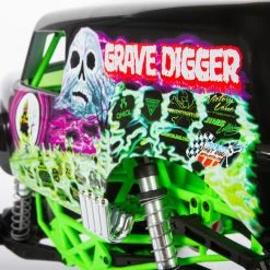 Discount ⌛ Axial 1/10 SMT10 Grave Digger 4WD Monster Truck Brushed RTR 🔔 -Cheap RC Cars And Trucks Store AXI03019 A11 OMV76CME