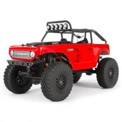 Best Sale ✨ Axial 1/24 SCX24 Deadbolt 4WD Rock Crawler Brushed RTR, Red 👍