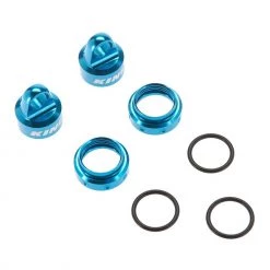Cheap 🤩 Axial King Shocks Aluminum Caps Collar Set 12mm Blue 💯