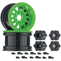 Deals 🧨 Axial 1/10 Method IFD 2.2 Beadlock Wheels, 12mm Hex, Green (2) 🎁