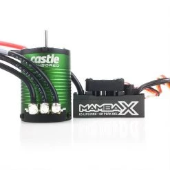 Hot Sale 💯 Castle Creations 1/10 Mamba X Waterproof ESC /1406-5700Kv Sensored Brushless Motor Combo: 4mm Bullet 🌟