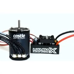 Top 10 🛒 Castle Creations Mamba X Waterproof ESC/1406-2280Kv Sensored Brushless Motor Combo: 4mm Bullet 💯