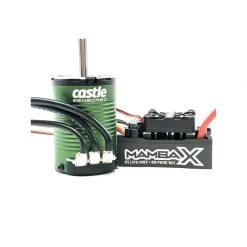 Promo ✔️ Castle Creations 1/10 Mamba X SCT Waterproof ESC/1415-2400Kv Sensored Brushless Motor Combo: 4mm Bullet 🔔