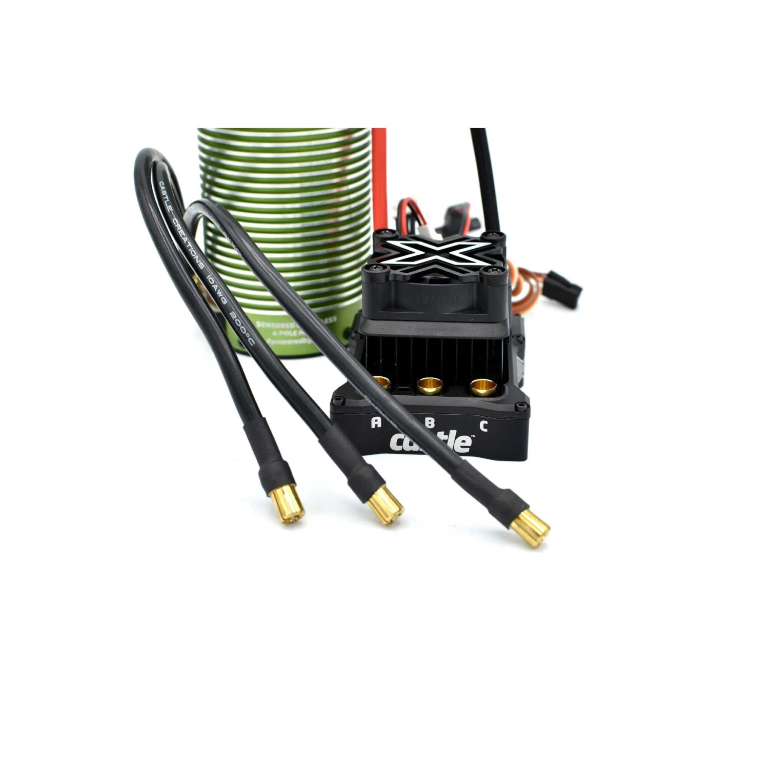 Wholesale ๐คฉ Castle Creations 1/6 Mamba Monster X 8S Brushless ESC / 2028-800Kv Sensored Motor Combo โญ 4 Wholesale ๐คฉ Castle Creations 1/6 Mamba Monster X 8S Brushless ESC / 2028-800Kv Sensored Motor Combo โญ - Image 4