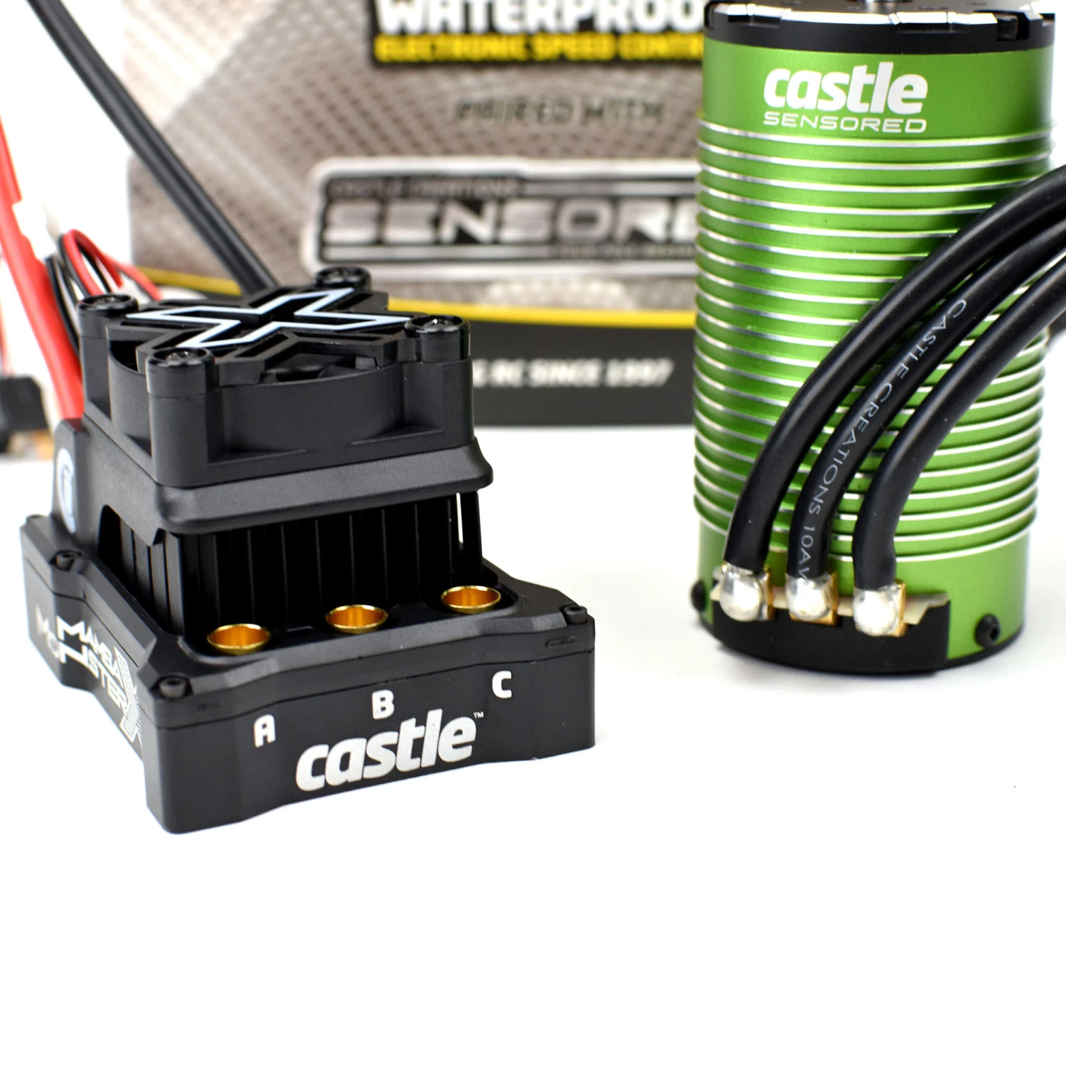 Best Pirce π€© Castle Creations 1/6 Mamba Monster X Brushless ESC / 1717-1260Kv Sensored Motor Combo π 2 Best Pirce π€© Castle Creations 1/6 Mamba Monster X Brushless ESC / 1717-1260Kv Sensored Motor Combo π - Image 2