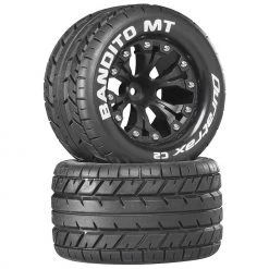 Cheap 🛒 Duratrax Bandito MT 2.8" Mounted 1/2" Offset C2 Tires, Black (2) ✨