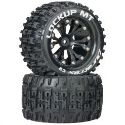 Promo 😀 Duratrax Lockup MT 2.8" 2WD Mounted Rear C2 Tires, Black (2) 🎉