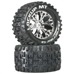 Discount 🎁 Duratrax Lockup MT 2.8" 2WD Mounted Rear C2 Tires, Chrome (2) ✨