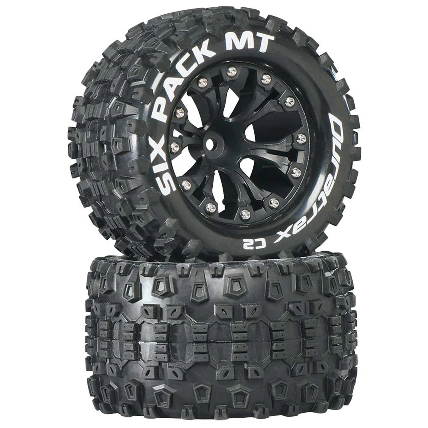 Promo 😍 Duratrax Six-Pack MT 2.8" 2WD Mounted 1/2" Offset Tires, Black (2) 🤩 1 Promo 😍 Duratrax Six-Pack MT 2.8" 2WD Mounted 1/2" Offset Tires, Black (2) 🤩