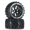 Outlet 😍 Duratrax Hatchet MT 2.8" 2WD Mounted Front Tires, Black (2) 😍