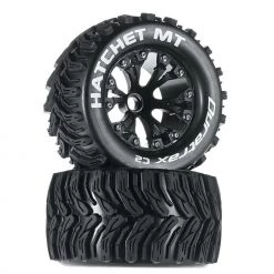Outlet 😍 Duratrax Hatchet MT 2.8" 2WD Mounted Front Tires, Black (2) 😍