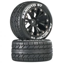 Deals ⭐ Duratrax Bandito ST 2.8" 2WD Mounted Rear C2 Tires, Black (2) 🎉
