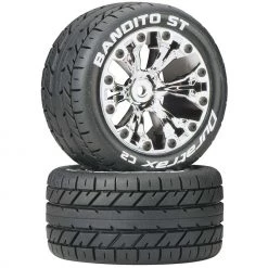 Top 10 😀 Duratrax Bandito ST 2.8" 2WD Mounted Rear C2 Tires, Chrome (2) 🤩