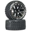 Discount 🔔 Duratrax Picket ST 2.8" 2WD Mounted 1/2" Offset Tires, Black (2) 😀