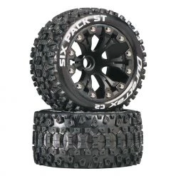 Wholesale 🔥 Duratrax Six Pack ST 2.8" 2WD Mounted Front C2 Tires, Black (2) 😍