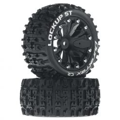 Coupon 😀 Duratrax Lockup ST 2.8" 2WD Mounted Rear Tires, Black(2) 🧨