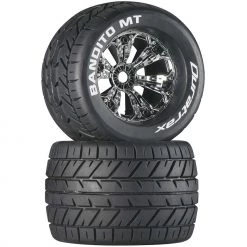 Wholesale ✔️ Duratrax Bandito MT 3.8" Mounted 1/2" Offset Tires, Chrome (2) 😉