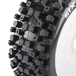 Cheap ⭐ Duratrax Six-Pack C2 Mounted Buggy Tires, White (2) ✔️ -Cheap RC Cars And Trucks Store DTXC3603 A1 B92BD46R