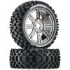 Cheapest ⭐ Duratrax Six-Pack C2 Mounted Buggy Spoke Tires, Chrome (2) 🧨