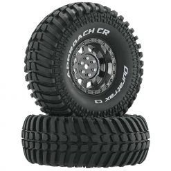 Buy 🥰 Duratrax Approach CR C3 Mounted 1.9" Crawler Tires, Black Chrome (2) 😉