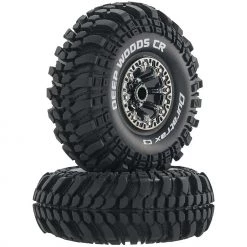 New 🛒 Duratrax Deep Woods CR C3 Mounted 2.2" Crawler Tires, Chrome (2) 😉