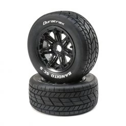 Outlet 🔔 Duratrax Bandito 1/5 SC Sport Mounted Black Tires (2) ⌛