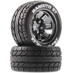 Top 10 👏 Duratrax Bandito ST 2.8 Mounted Tires, Chrome 14mm Hex (2) 😉