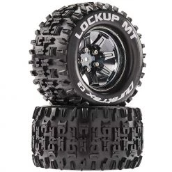 Deals ๐คฉ Duratrax Lockup MT 2.8 Mounted Tires, Chrome 14mm Hex(2) ๐คฉ