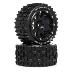 Wholesale ⌛ Duratrax Lockup ST Belted 2.8" 2WD Mounted Rear Tires, 0 Offset, Black (2) ⭐