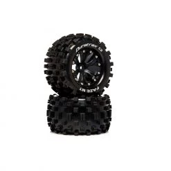 New ✨ Duratrax FAZE MT 2.8 Mounted F/R C2 0 Offset Black (2) 👏