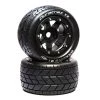 Budget 👍 Duratrax Bandito MT Belt 2.8" Mounted Front/Rear Tires, .5 Offset 17mm, Black (2) 🎁