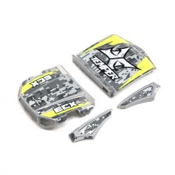 Flash Sale 👏 ECX 1/18 Painted Body Set, Grey/Yellow: Gen2 4WD Temper 👏