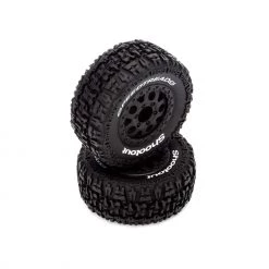 Best deal 🎁 ECX Front/Rear Wheel and Tire, Premount, Black (2): 1/10 2WD/4WD Torment 👍