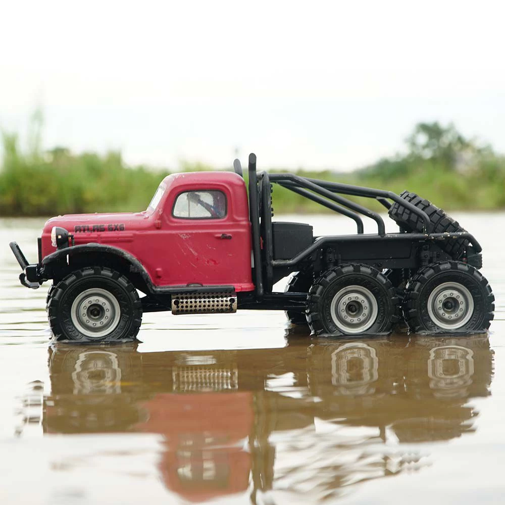 Outlet 👏 FMS 1/18 Atlas 6WD Brushed Crawler RTR, Red 🛒 2 Outlet 👏 FMS 1/18 Atlas 6WD Brushed Crawler RTR, Red 🛒 - Image 2