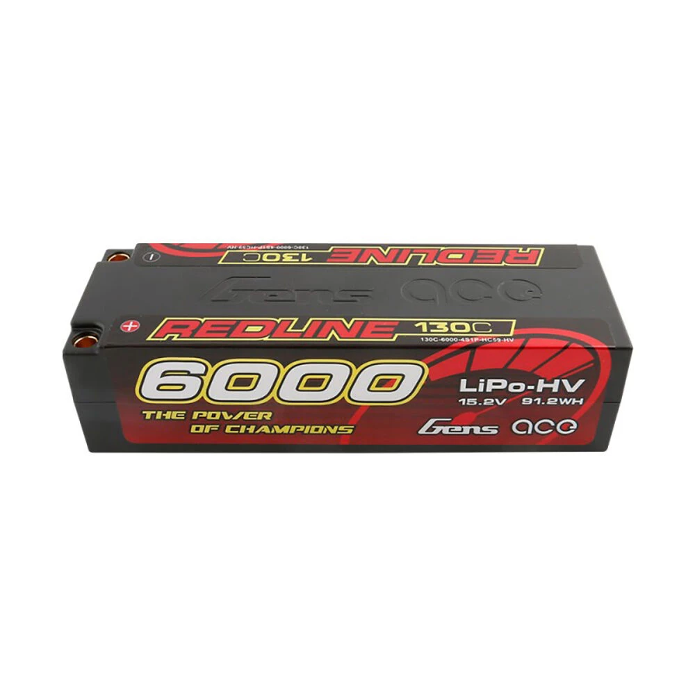 Best Pirce 👍 Gens Ace 15.2V 6000mAh 4S 130C HV Lipo: 5.0mm Bullet 👏 1 Best Pirce 👍 Gens Ace 15.2V 6000mAh 4S 130C HV Lipo: 5.0mm Bullet 👏