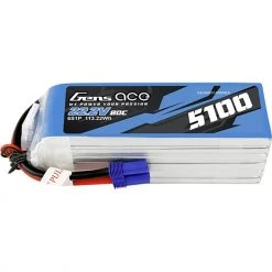 Wholesale 👍 Gens Ace 22.2V 5100mAh 6S 80C LiPo Battery: EC5 🌟